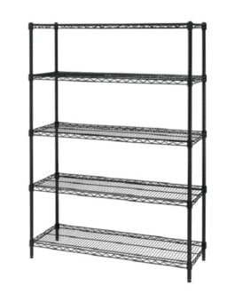 Heavy Duty 72" Metal Wire Rack Shelving Storage Garage 5 Shelf Tool Home Office